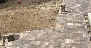 Профессиональная укладка тротуарной плитки на клей в Донецке в октябре