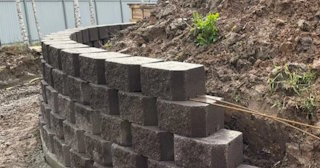 Установка подпорной стенки в Донецке в октябре