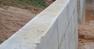 Строительство подпорной стенки из бетона в Донецке в октябре